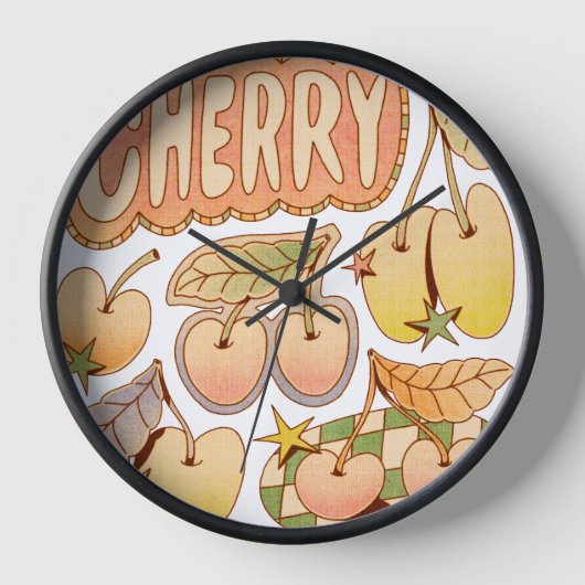 Horloge Illustrations Cherry / Cherry (Recto)