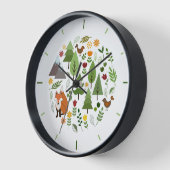 Horloge Illustrations de style scandinave Cercle+Temps (Angle)