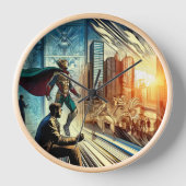 Horloge Image d'art de bandes dessinées (Recto)