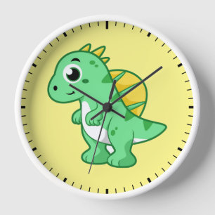 Horloge Image Mignonne D'Un Spinosaure.