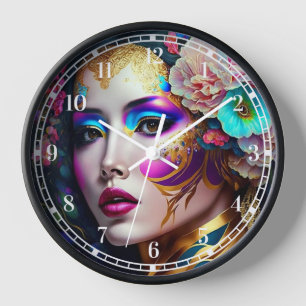 Horloge Imaginaire Glam Femme Pop Art