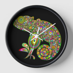 Horloge Imaginaire psychédélique de Chameleon
