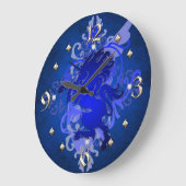 Horloge Imaginaire Unicorne Bleue (Angle)