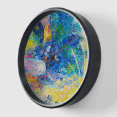 Horloge Impression Abstraite dynamique (Angle)
