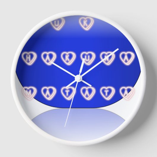 Horloge Impression d'art Hakuna Matata (Recto)