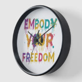 Horloge incarner votre liberté (Angle)