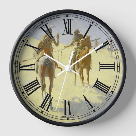 Horloge Indien d'Amérique par Remington (Recto)