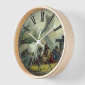 Horloge Indien et son cheval 1858 (Angle)