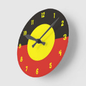 horloge indigène de drapeau (Angle)