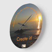 Horloge Inspirationnelle - Continuer à bouger (Angle)