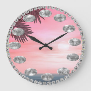Horloge inspirée paisible