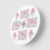 Horloge Irrésistible de la réglisse de glace (Angle)