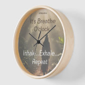 HORLOGE IT'S BREATHE O'CLOCK 🧡🪬💜 (Angle)