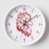 Horloge Jacksonville State University Gamecocks Red Eagle (Recto)