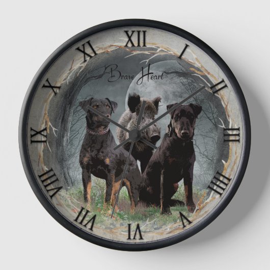 Horloge Jagdterrier (Recto)