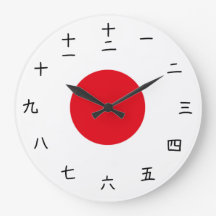 Horloge japonaise avec Hiéroglyphes