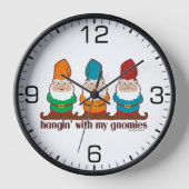 Horloge Je Pense À Mes Gnomes (Recto)