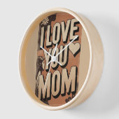 Horloge je t'aime maman (Angle)