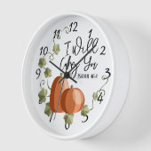 Horloge Je Vais Vous Porter (Angle)
