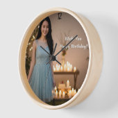 Horloge je vous souhaite bonne fête (Angle)