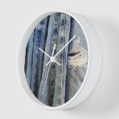 Horloge Jean bleu déchiré (Angle)