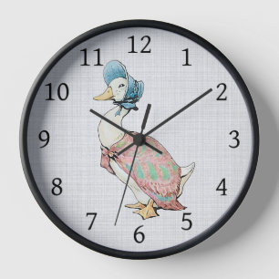 Horloge Jemima Puddle Duck Beatrix Potter