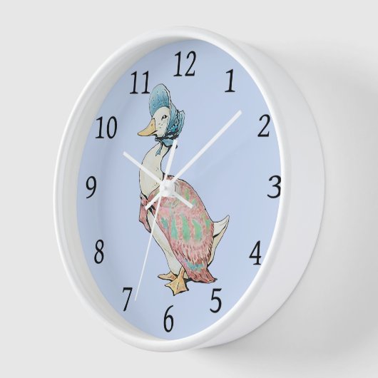 Horloge Jemima Puddle Duck Beatrix Potter (Angle)
