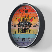 Horloge J'Enseigne Les Leaders De Demain (Angle)