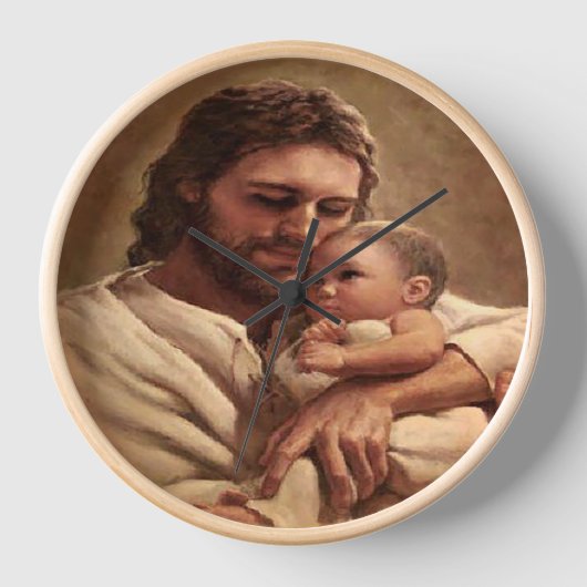 Horloge Jésus et enfant (Recto)