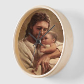 Horloge Jésus et enfant (Angle)