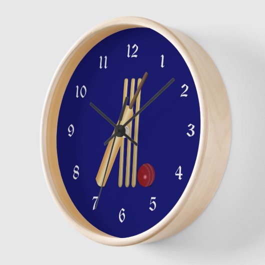 Horloge Jeu de cricket (Angle)