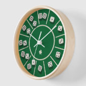 Horloge Jeu de dés de table (Angle)