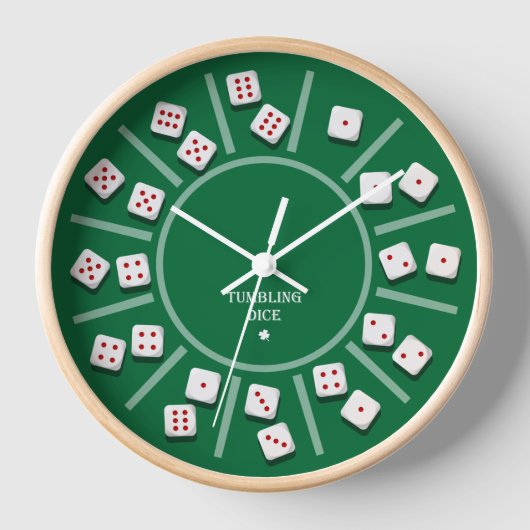 Horloge Jeu table dés 24h/24 (Recto)