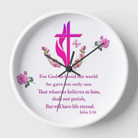 Horloge John 3:16 (Recto)