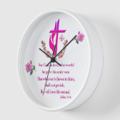 Horloge John 3:16 (Angle)