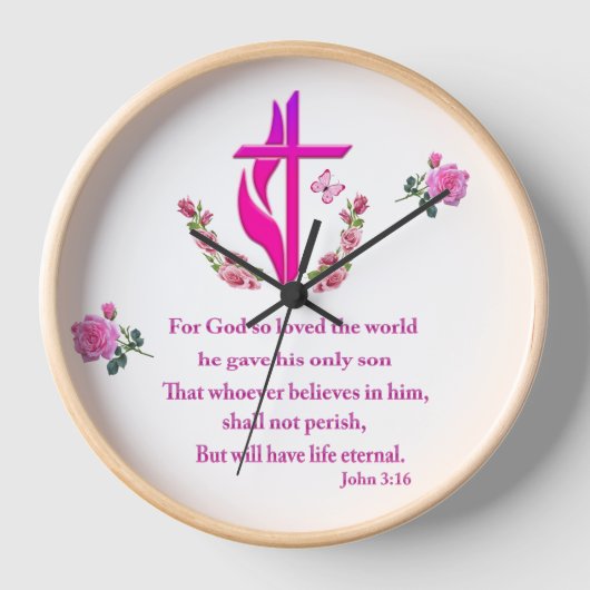 Horloge John 3:16 (Recto)