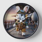 Horloge Jolie montre à pied lapin (Recto)