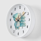 Horloge Jolie Ours et Noël (Angle)