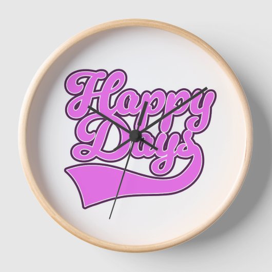 Horloge Jours heureux (Recto)