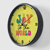 Horloge Joy to The World - Christmas Design-50835 (Angle)