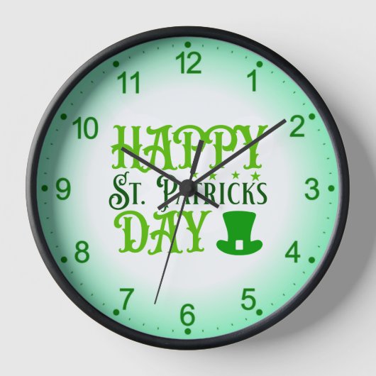 Horloge Joyeuse Saint-Patrick (Recto)