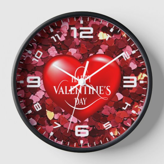 Horloge Joyeuse Saint-Valentin ! (Recto)