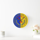 Horloge Kabylie, ronde murale (Maison)