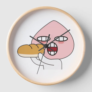 Horloge Kakao Emoticons - Édition charmant Apeach