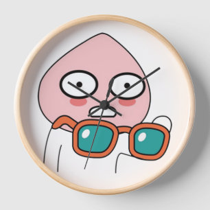 Horloge Kakao Emoticons - Édition charmant Apeach