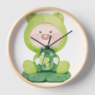 Horloge KaKao Friends - Vacances Vertes Grenouille Apeach