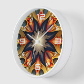 Horloge Kaleidoscope Mandala Flower Design-23091 (Angle)