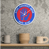 Horloge Kamala Harris Tim Walz Vote Blue Stop Project 2025