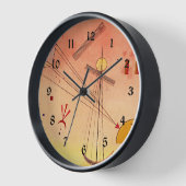 Horloge Kandinsky - Attachement léger (Angle)