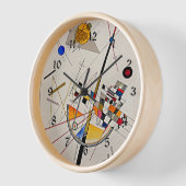 Horloge Kandinsky - Délicate tension (Angle)